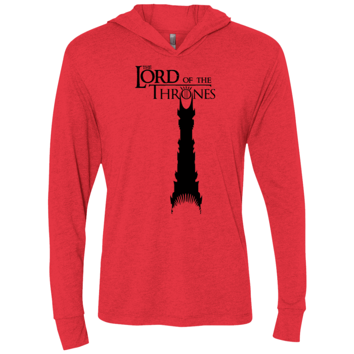 T-Shirts Vintage Red / X-Small Lord of Thrones Triblend Long Sleeve Hoodie Tee