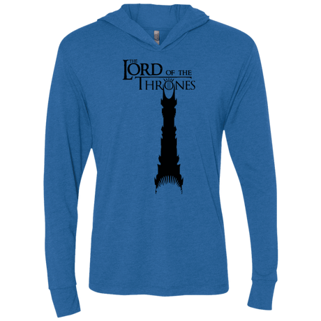 T-Shirts Vintage Royal / X-Small Lord of Thrones Triblend Long Sleeve Hoodie Tee