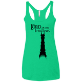 T-Shirts Envy / X-Small Lord of Thrones Women's Triblend Racerback Tank