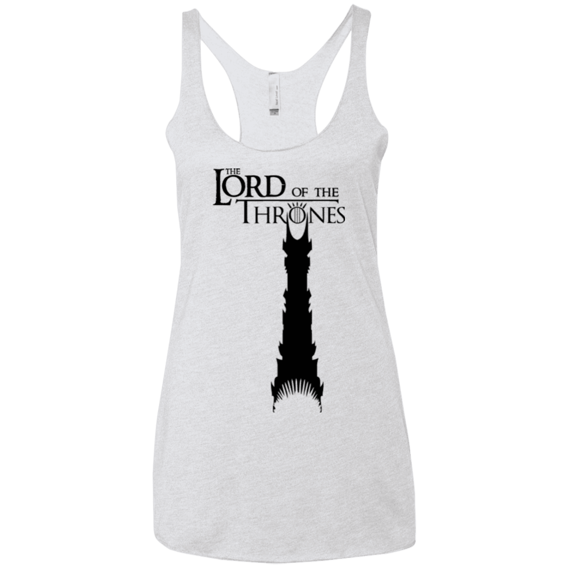 T-Shirts Heather White / X-Small Lord of Thrones Women's Triblend Racerback Tank
