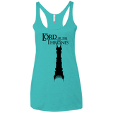 T-Shirts Tahiti Blue / X-Small Lord of Thrones Women's Triblend Racerback Tank