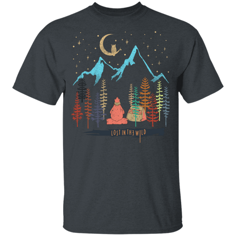 T-Shirts Dark Heather / YXS Lost In The Wild Youth T-Shirt