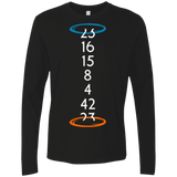 T-Shirts Black / Small Lost portal Men's Premium Long Sleeve