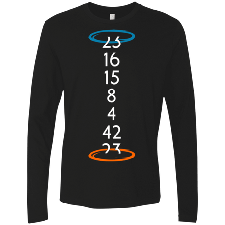 T-Shirts Black / Small Lost portal Men's Premium Long Sleeve