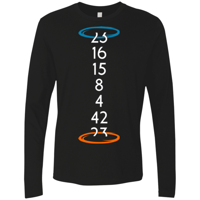 T-Shirts Black / Small Lost portal Men's Premium Long Sleeve