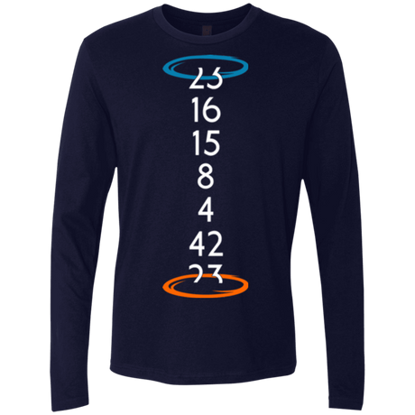 T-Shirts Midnight Navy / Small Lost portal Men's Premium Long Sleeve