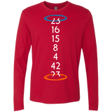 T-Shirts Red / Small Lost portal Men's Premium Long Sleeve