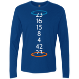 T-Shirts Royal / Small Lost portal Men's Premium Long Sleeve