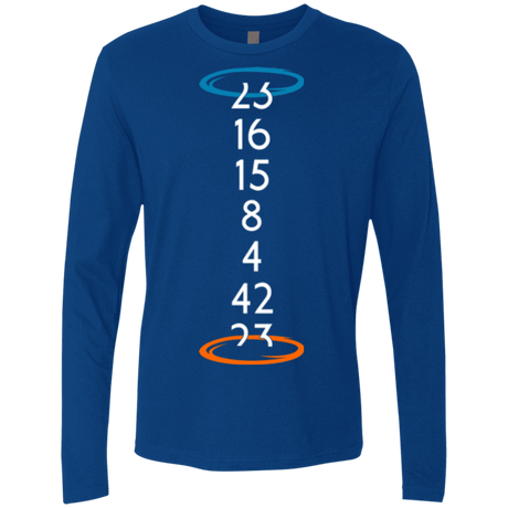 T-Shirts Royal / Small Lost portal Men's Premium Long Sleeve