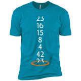 T-Shirts Turquoise / X-Small Lost portal Men's Premium T-Shirt