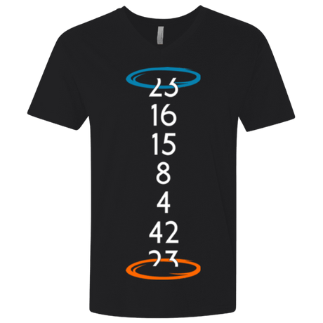 T-Shirts Black / X-Small Lost portal Men's Premium V-Neck