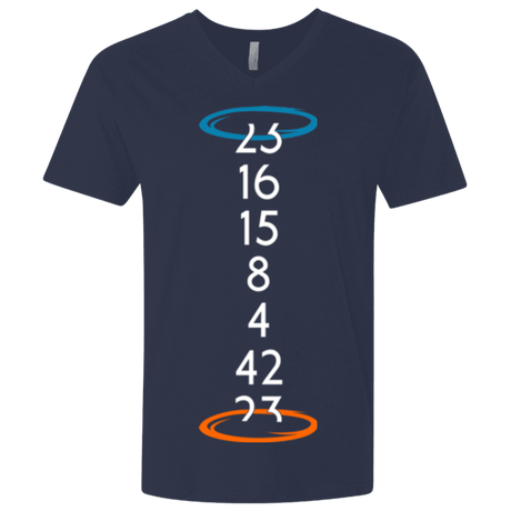 T-Shirts Midnight Navy / X-Small Lost portal Men's Premium V-Neck