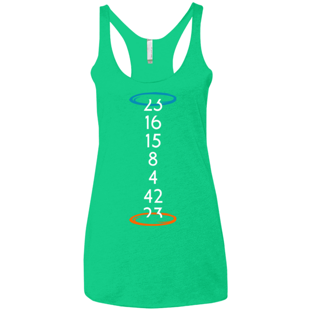 T-Shirts Envy / X-Small Lost portal Women's Triblend Racerback Tank
