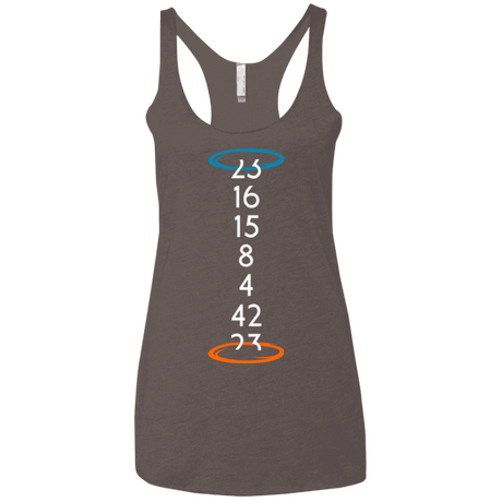 T-Shirts Macchiato / X-Small Lost portal Women's Triblend Racerback Tank