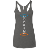 T-Shirts Premium Heather / X-Small Lost portal Women's Triblend Racerback Tank