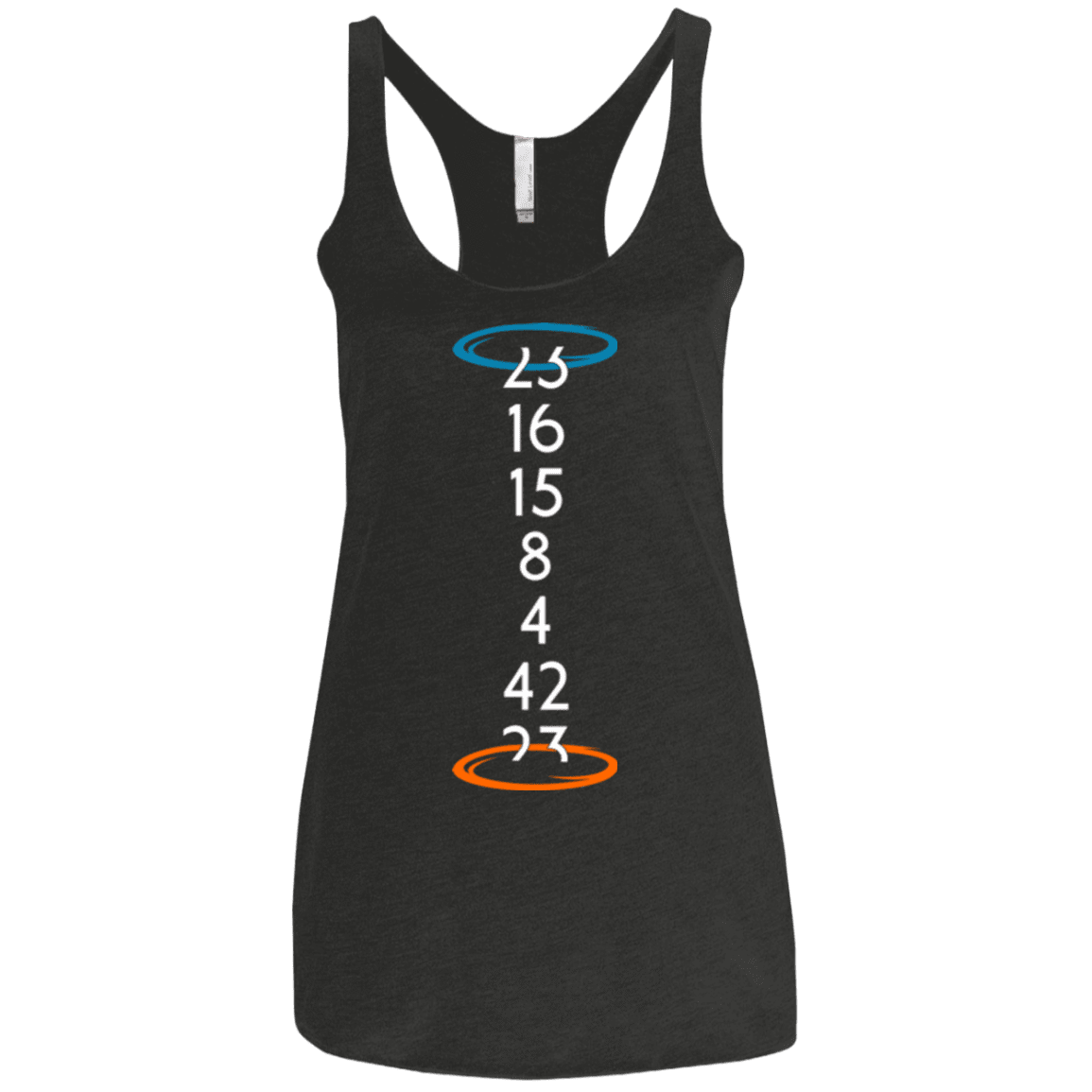 T-Shirts Vintage Black / X-Small Lost portal Women's Triblend Racerback Tank