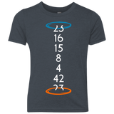 T-Shirts Vintage Navy / YXS Lost portal Youth Triblend T-Shirt