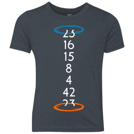 T-Shirts Vintage Navy / YXS Lost portal Youth Triblend T-Shirt