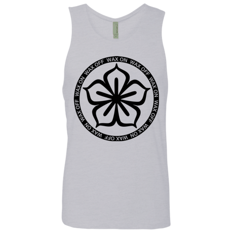 T-Shirts Heather Grey / Small Lotus Flower Men's Premium Tank Top