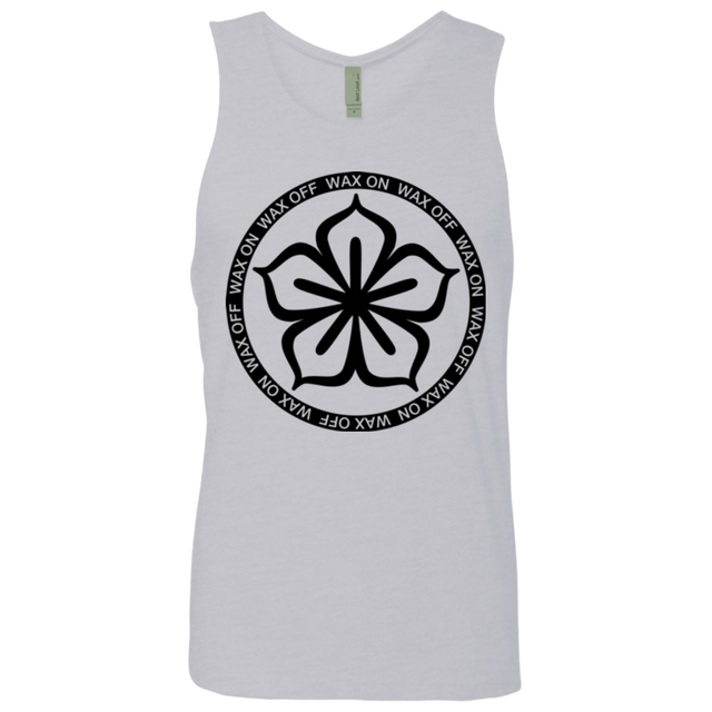 T-Shirts Heather Grey / Small Lotus Flower Men's Premium Tank Top