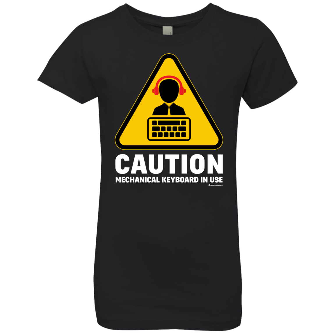 T-Shirts Black / YXS Loud Typer Girls Premium T-Shirt