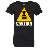 T-Shirts Black / YXS Loud Typer Girls Premium T-Shirt