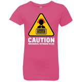 T-Shirts Hot Pink / YXS Loud Typer Girls Premium T-Shirt