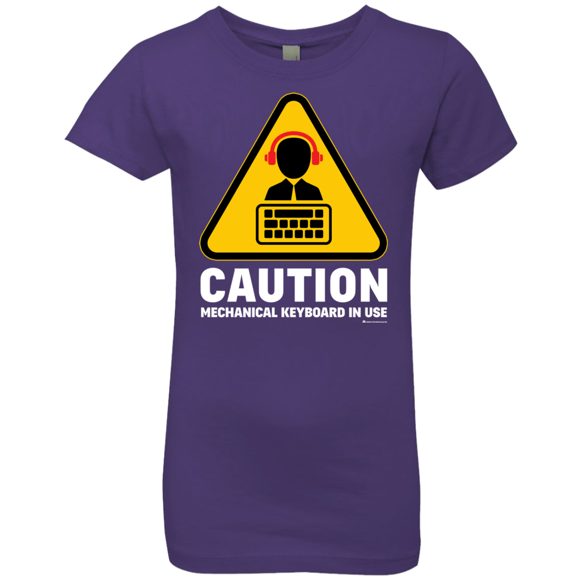 T-Shirts Purple Rush / YXS Loud Typer Girls Premium T-Shirt