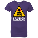 T-Shirts Purple Rush / YXS Loud Typer Girls Premium T-Shirt