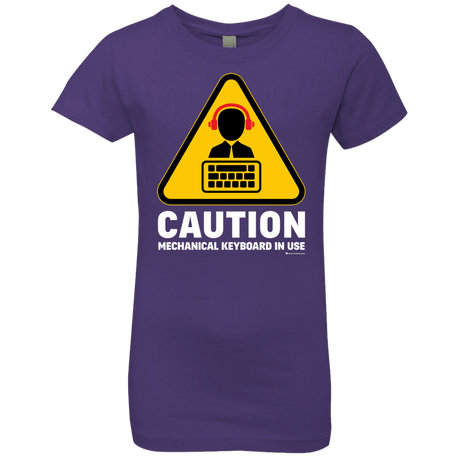 T-Shirts Purple Rush / YXS Loud Typer Girls Premium T-Shirt