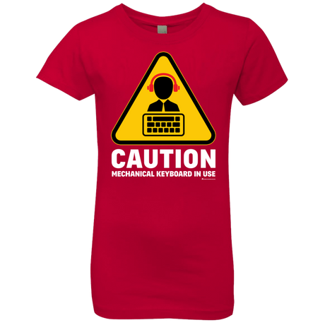 T-Shirts Red / YXS Loud Typer Girls Premium T-Shirt