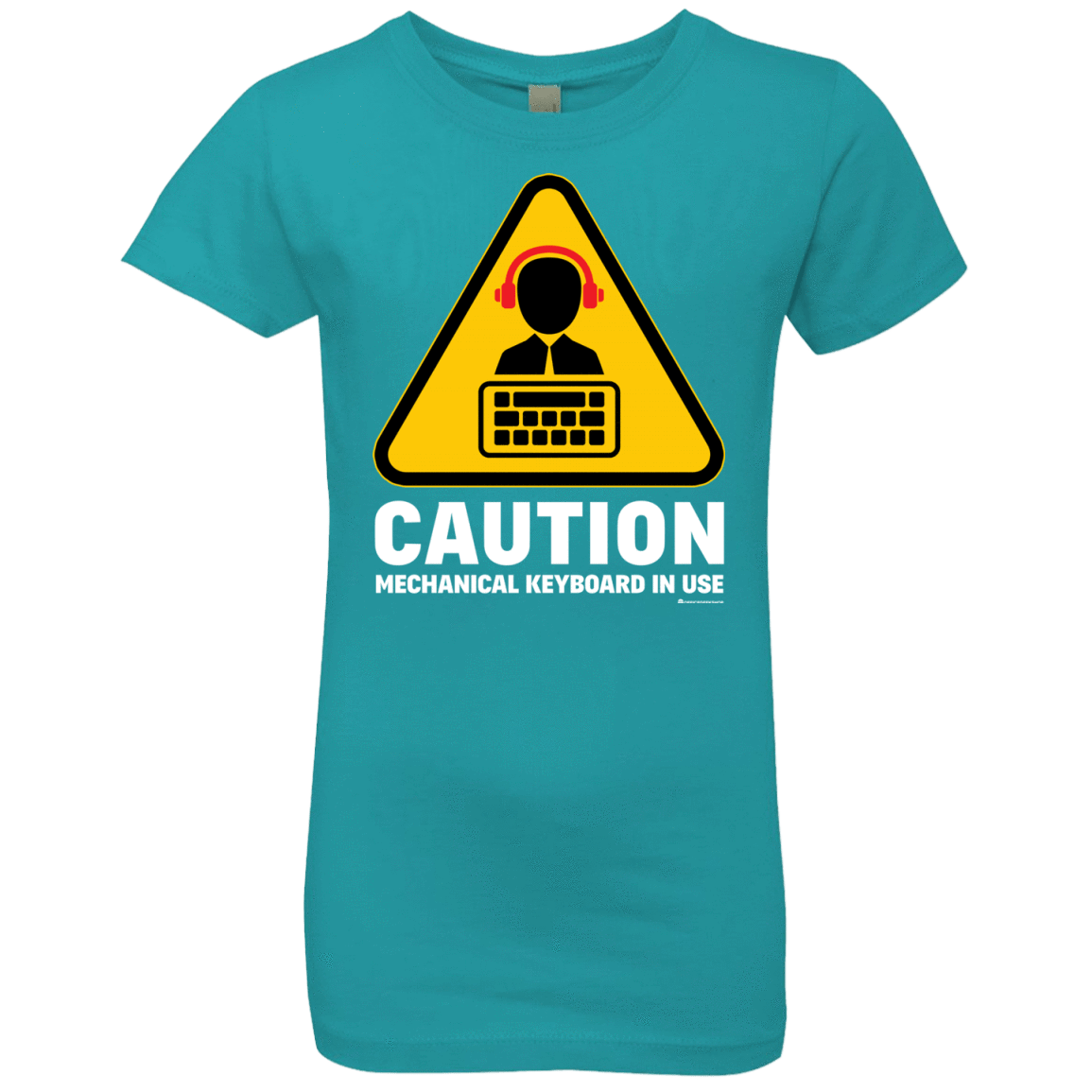 T-Shirts Tahiti Blue / YXS Loud Typer Girls Premium T-Shirt