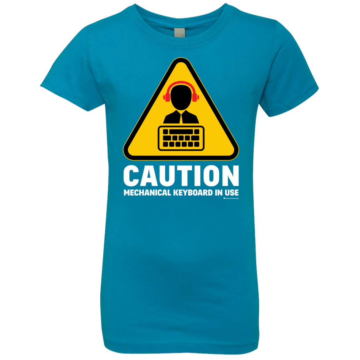 T-Shirts Turquoise / YXS Loud Typer Girls Premium T-Shirt