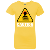 T-Shirts Vibrant Yellow / YXS Loud Typer Girls Premium T-Shirt