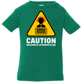 T-Shirts Kelly / 6 Months Loud Typer Infant Premium T-Shirt