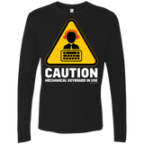 T-Shirts Black / Small Loud Typer Men's Premium Long Sleeve