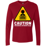 T-Shirts Cardinal / Small Loud Typer Men's Premium Long Sleeve