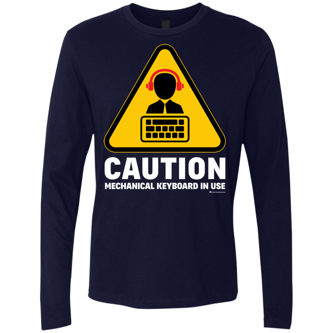 T-Shirts Midnight Navy / Small Loud Typer Men's Premium Long Sleeve