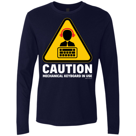 T-Shirts Midnight Navy / Small Loud Typer Men's Premium Long Sleeve