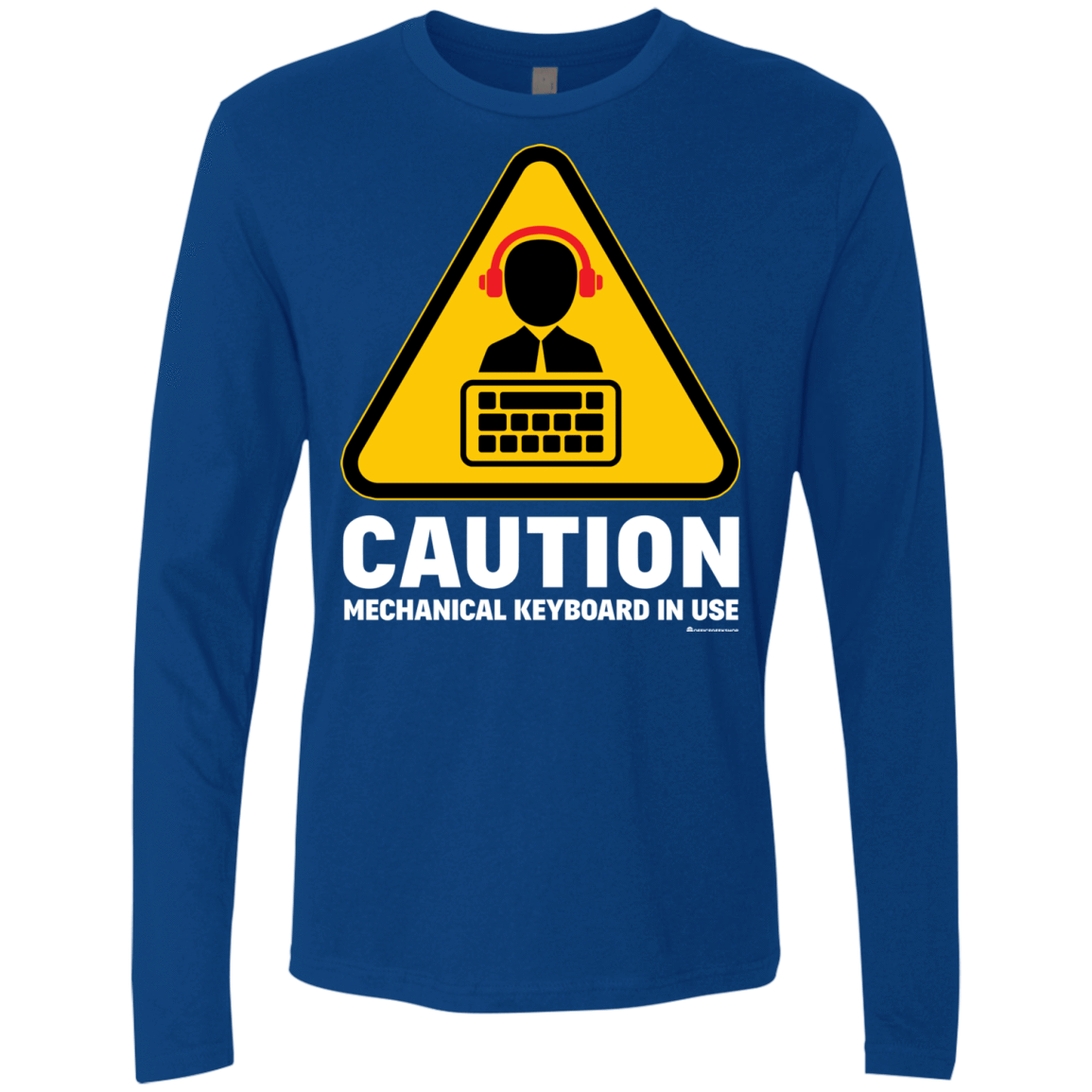 T-Shirts Royal / Small Loud Typer Men's Premium Long Sleeve