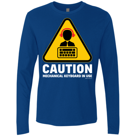 T-Shirts Royal / Small Loud Typer Men's Premium Long Sleeve