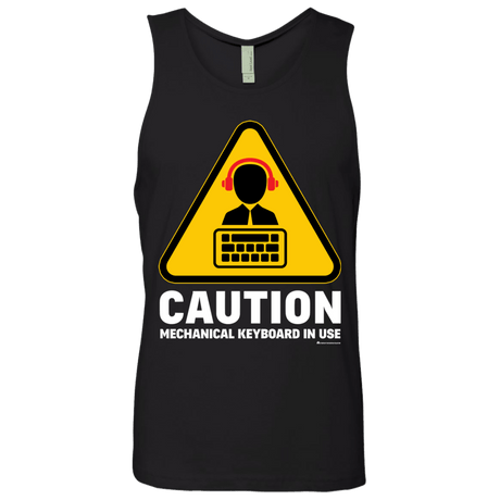 T-Shirts Black / Small Loud Typer Men's Premium Tank Top
