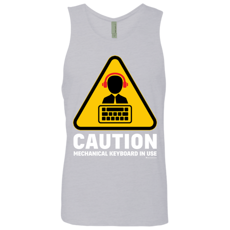 T-Shirts Heather Grey / Small Loud Typer Men's Premium Tank Top