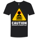 T-Shirts Black / X-Small Loud Typer Men's Premium V-Neck