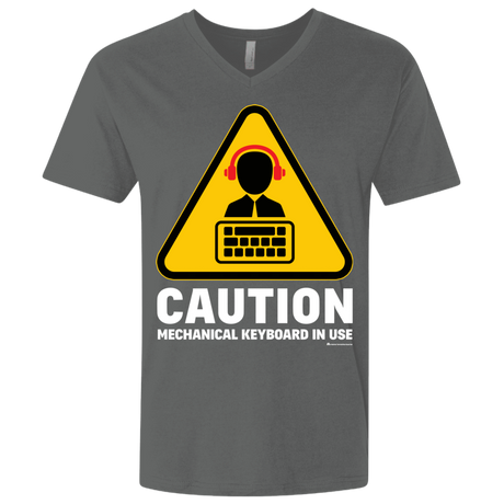 T-Shirts Heavy Metal / X-Small Loud Typer Men's Premium V-Neck