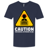 T-Shirts Midnight Navy / X-Small Loud Typer Men's Premium V-Neck