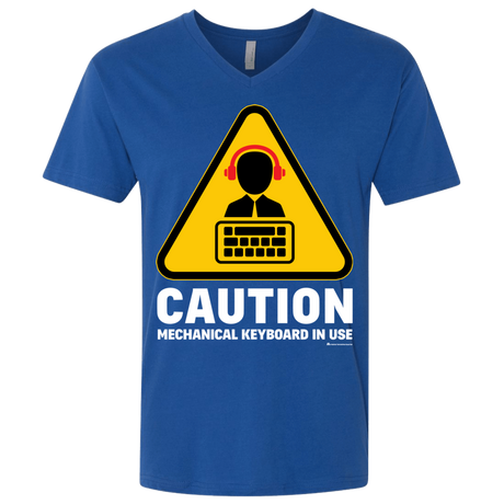 T-Shirts Royal / X-Small Loud Typer Men's Premium V-Neck