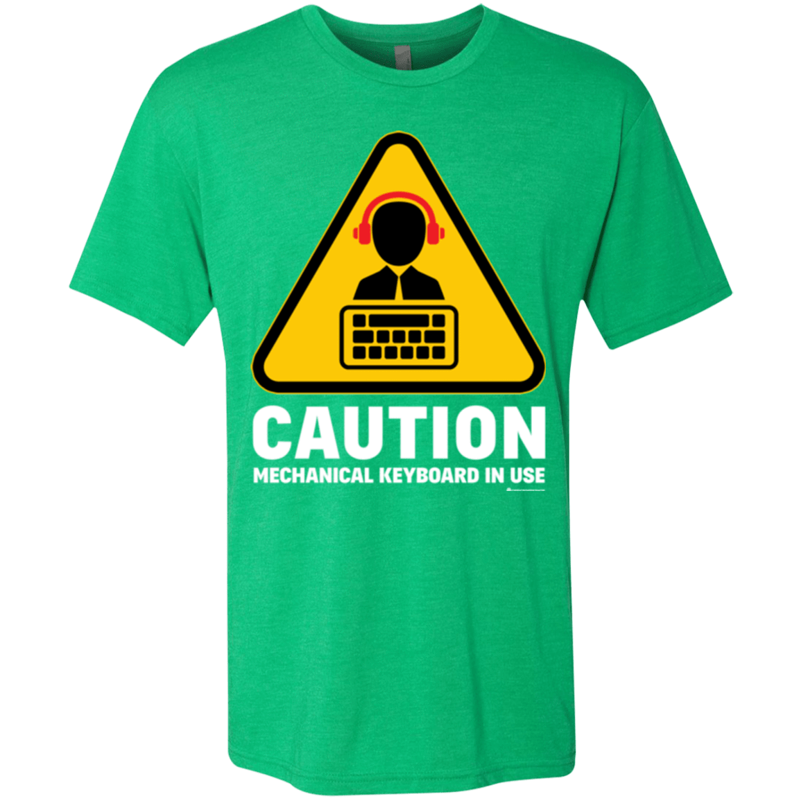 T-Shirts Envy / Small Loud Typer Men's Triblend T-Shirt