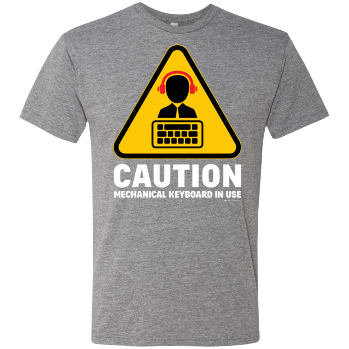 T-Shirts Premium Heather / Small Loud Typer Men's Triblend T-Shirt