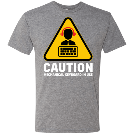 T-Shirts Premium Heather / Small Loud Typer Men's Triblend T-Shirt